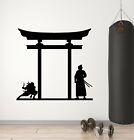 Vinyl Wall Decal Eastern Fighters Martial Arts Japanese Gate Stickers (g4023)