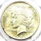 1921 Peace Silver Dollar $1 Coin - Certified PCGS Uncirculated Detail (UNC MS)
