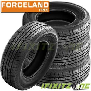 4 Forceland Kunimoto F20 205/50R16 87V Tires, Performance, All Season 500AA New (Fits: 205/50R16)