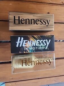 Hennessy  Deluxe Limited Edition Collectors Bottles 3,  Cognac EMPTY