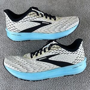 Brooks Hyperion Tempo White Black Blue Running Shoes Men's Size 9.5D NO INSOLES