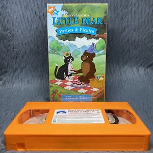 Little Bear - Parties and Picnics VHS 1998 Nick Jr 4 Classic Tales Cat Duck Owl