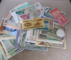 LOT OF  100 GENUINE WORLD Paper Money Banknote ALL DIFFERENT  UNC