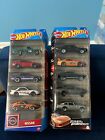 2023 Hot Wheels Nissan 5 Pack & Fast And Furious 5 Pack Set Lot Of 2