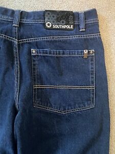 South Pole Jeans Men’s 40 X30 Wide Leg 4180 RN 82628 Y2K Hip Hop