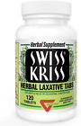 Natural Swiss Kriss Herbal Laxative Tablets Constipation Relief Supplement 120Ct