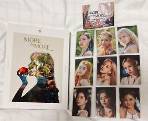 TWICE More & More monograph Photobook K-Pop 2020 W/ 9 PHOTOCARDS Used