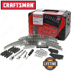Craftsman 320-Piece Mechanic Tool Set w/ Case, Socket Wrench Ratchet Storage Kit