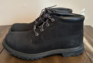 Timberland Nellie Chukka  Nubuck Waterproof Boots Black Women's  Size 10W