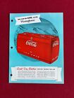 1950's, Coca-Cola, Westinghouse Cooler (WD-20) Flyer  (Scarce / Vintage)