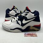 Size 12 - Nike Air Force 180 2012 Dream Team Red Navy White Leather (310095-100)