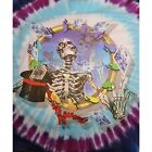 Grateful Dead Vintage Tie Dye Skeleton Magician Shirt - XL