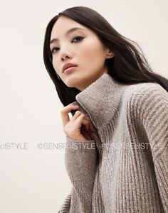 Brunello Cucinelli Cashmere Cardigan Sweater Metallic Knit Women size M