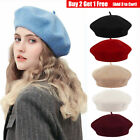 100% Wool Beret Classic French Style Beret Hat Classic Warm Beanie Cap Winter
