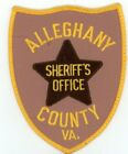 VIRGINIA VA ALLEGHANY COUNTY SHERIFF NICE SHOULDER PATCH POLICE