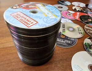 100 Assorted DVD LOT- Wholesale ALL Movies, NO Duplicates, CLEAN Quality dvd's