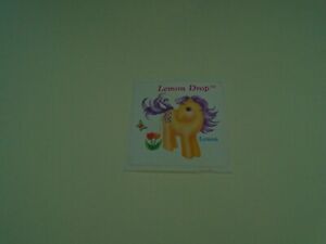 Vintage 1980s My Little  Pony Lemon Drop Sticker