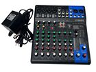 New ListingYamaha MG10XU  10 Channel Mic Preamps USB Stereo Mixing Console Black + AC Power