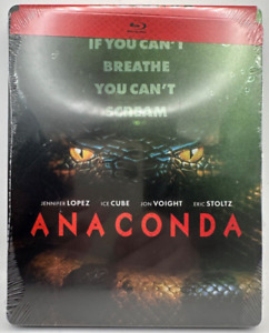 ANACONDA Jennifer Lopez (Blu-Ray,  Collectible STEELBOOK) NEW SEALED