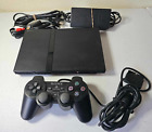 New ListingSony PlayStation 2 PS2 Slim Black Console  SCPH-75001  Console Controller Cables