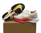 Nike ZoomX Vaporfly 3 Low White Gold Sea Coral DV4130-101 Womens Size 7.5 No Lid