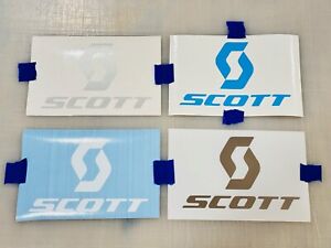 Scott Bicycles Vinyl Decal - Many Colors & Sizes, FREE Ship Buy 2 Get 1 FREE!