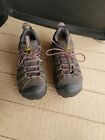 KEEN Utility ASTM F2413-11 Steel Toe Low Work Hiking Shoes Woman Sz 8 Brown