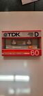 TDK  D60  High Output Normal Type I cassette NOS