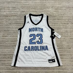 Nike Air Jordan 23 North Carolina Basketball Jersey UNC Men's M White AR4319 NEW