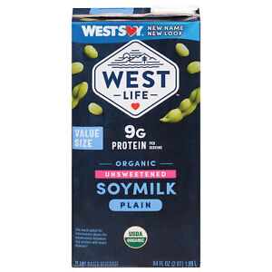 Westsoy Soymilk Unsweetened Original 64 FO (Pack Of 8)