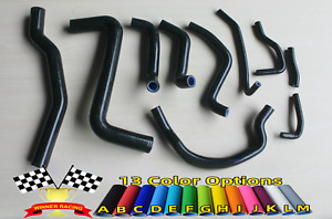 Silicone Radiator Heater Hose For Toyota Celica GT-4 ST205 3S-GTE 2.0 94-99 BLAC