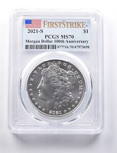 2021-S Morgan Silver Dollar First Strike MS70 PCGS *1045