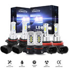 6000K LED Headlight Fog Bulbs For Chevy Silverado 1500 2500 HD 2007-2015