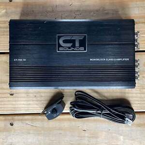 Used CT Sounds CT-700.1D 700 Watts RMS Monoblock Car Audio Amplifier