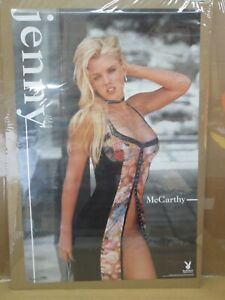 Vintage Jenny McCarthy Playboy Car Garage poster man cave hot girl 1998  17425
