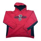 VTG Top Heavy Hoodie Sweatshirt 90s Y2K Dragon Tribal JNCO Style XL Distressed