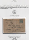 New ListingIndochina 1899 15c Postal Card LIGNE T PAQ.FR.No5 Saigon to Erfurt