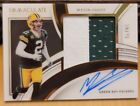 Mason Crosby Premium Patch On-Card Auto #/75 2022 Panini Immaculate GB Packers K
