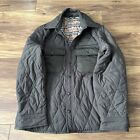 Burberry Mens Khaki Green Quilted Jacket Size 52