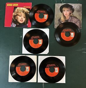 Lot of (5) Debbie Gibson 45 RPM Records