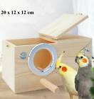 Wooden Bird Breeding Nest Box For Bird Parakeet Budgie Cockatiel Nesting House