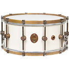 A&F Drum Company 7x14 Maple Club Snare Drum - Antique White