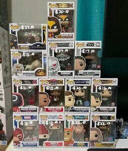 ASSORTED FUNKO POPS (Chase, Exclusives, and Common)