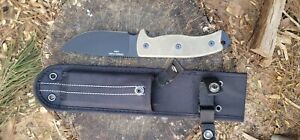 Ontario Knife Company 8667 Rat-5, Plain Edge with Black Nylon Sheath, One Size