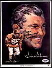 Gene Hickerson Picture Signed Auto PSA/DNA Authenticated Browns  ID:395535