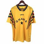 Adidas Climalite Yellow Ghana Retro Home Soccer Jersey Mens Size 2XL
