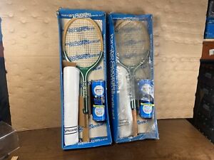 vintage Pancho Gonzalez Spalding Tennis Racket set in Original Packaging