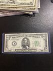 👀 RARE 1934-A $5 Dollar Bill Federal Reserve Note BOSTON MASS HARD FIND