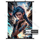 Anime Game Poster Role Jinx HD Painting Wall Scroll Poster 60x90cm Collection