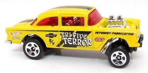 2023 Hot Wheels 55 Chevy Belair Gasser F Case Yellow Buy 1-3 Items Same S&H Save
